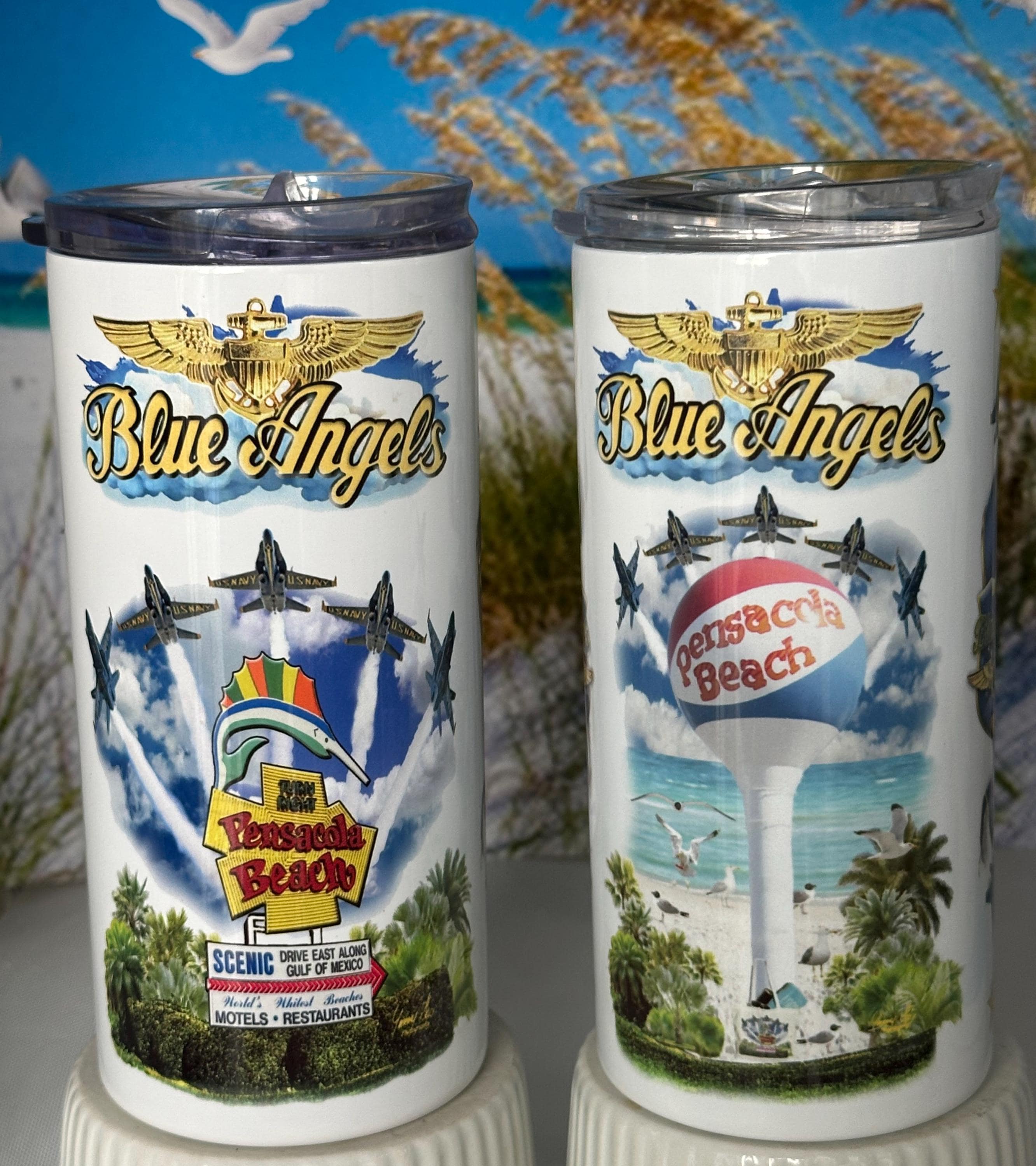 Blue Angels/iconic Pensacola Beach Sign/pensacola Beach Ball