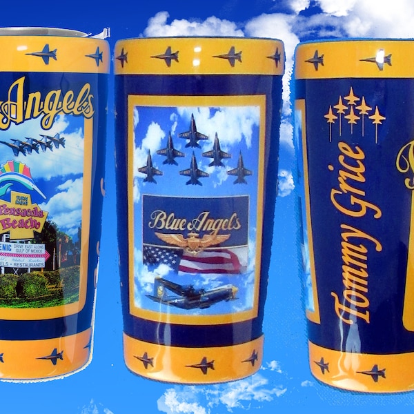 Blue Angel / Iconic Pensacola Beach Sign - TUMBLER