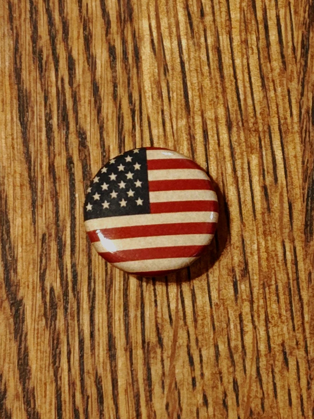 American Patriotic Vintage USA Mini Custom Button Pin \ Made in the USA ...