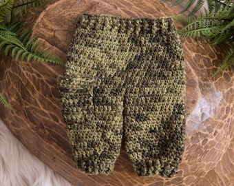 Baby Joggers Crochet Pattern Baby Pants with Pocket