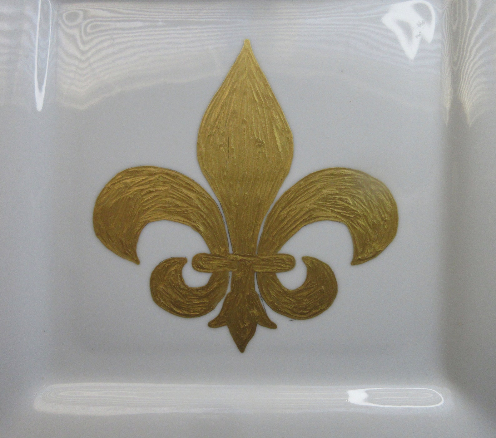 mardi gras plate set
