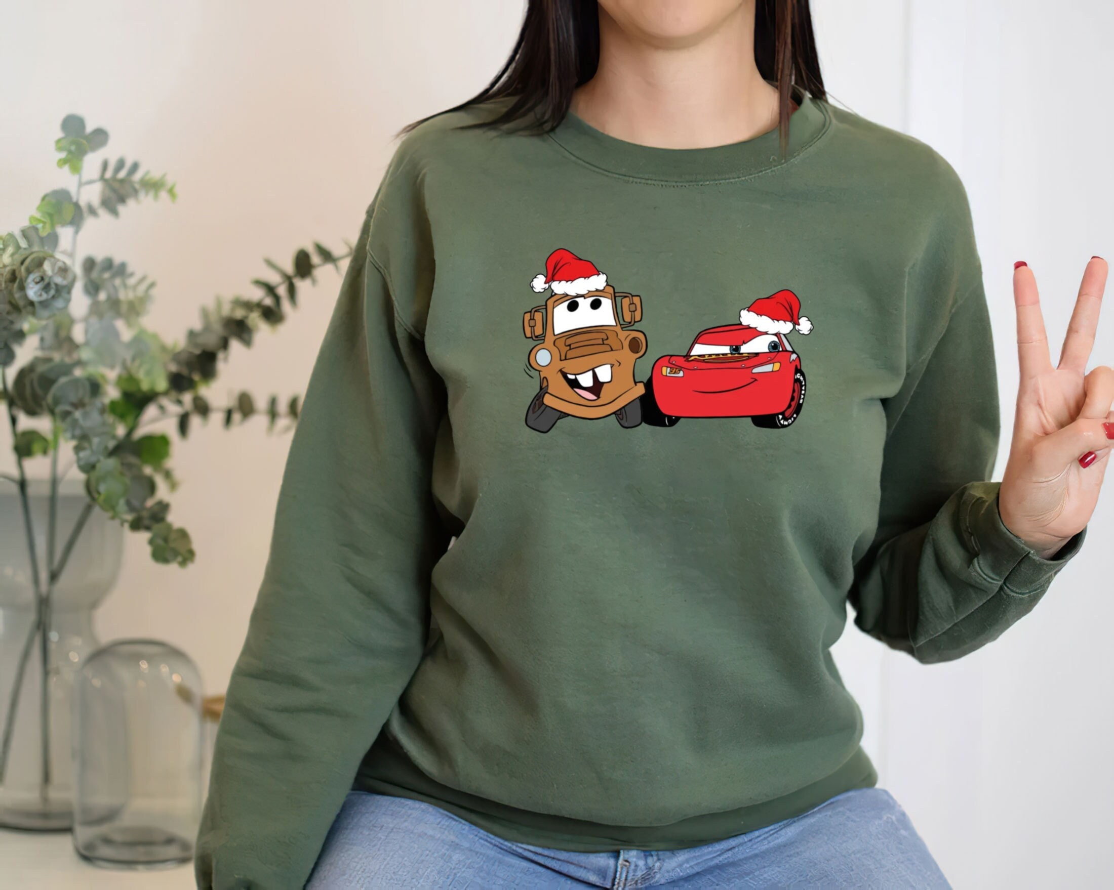 Discover Disney Cars Christmas Sweatshirt, Disney Cars Sweatshirt