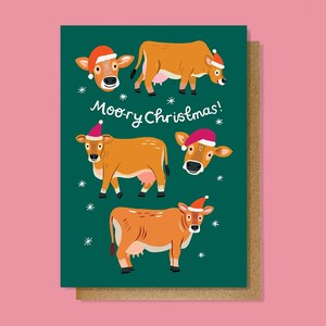 Moo-ry Christmas Card