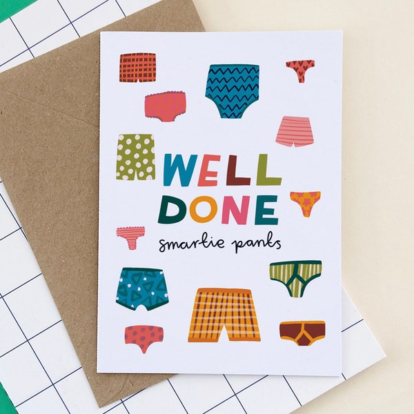 Congratulations Smartie Pants - Etsy