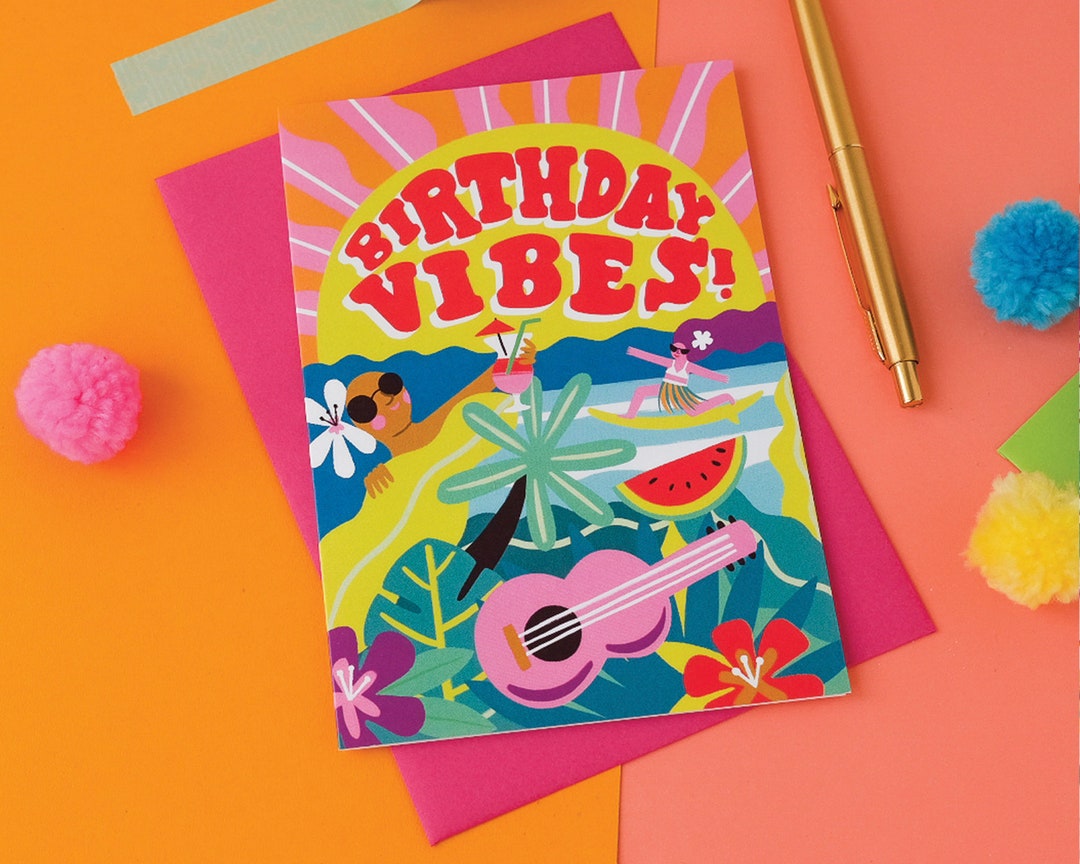 Whole Vibe Birthday Card