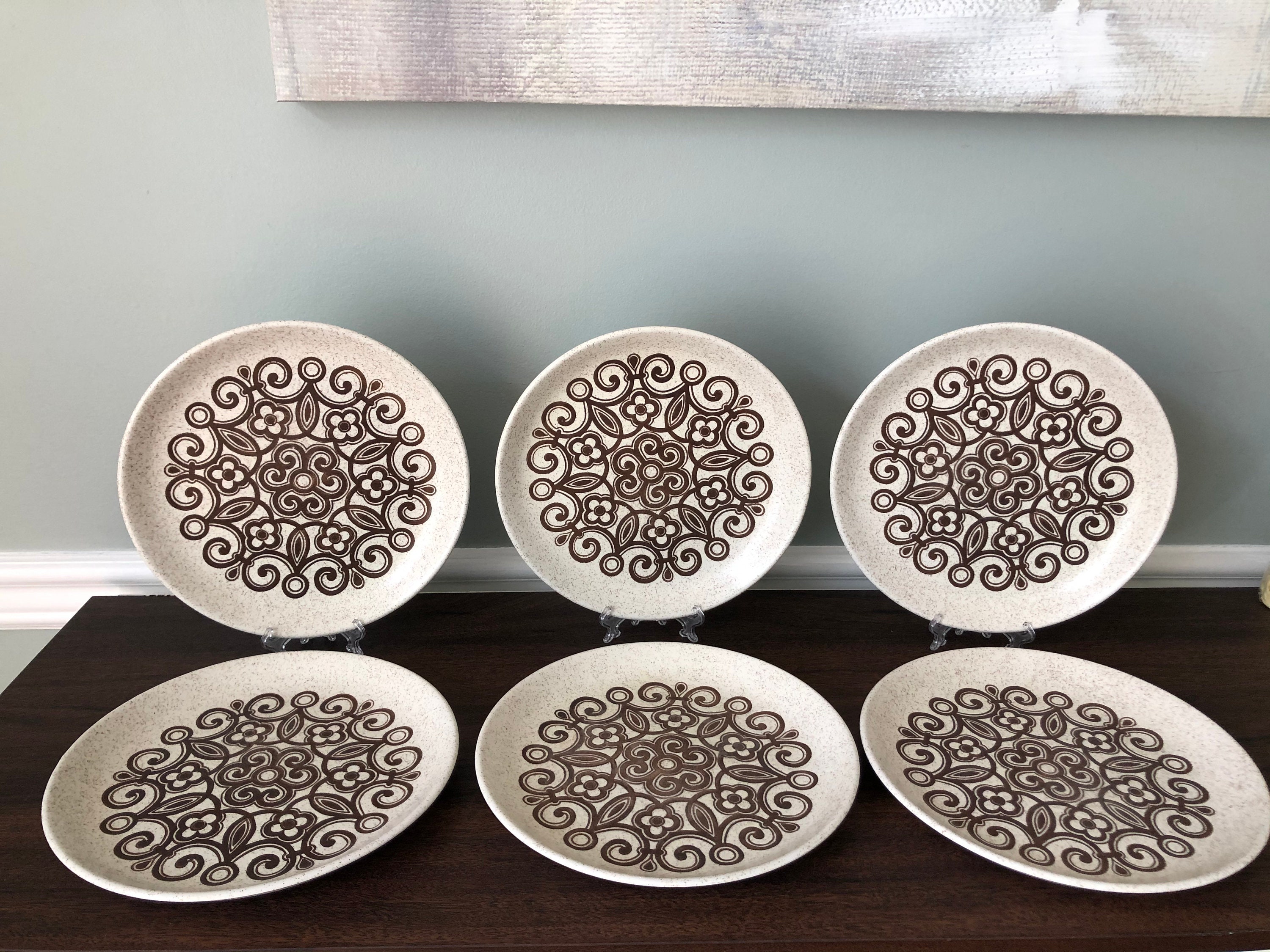 Vintage 1970's Biltons Ironstone Plates Etsy