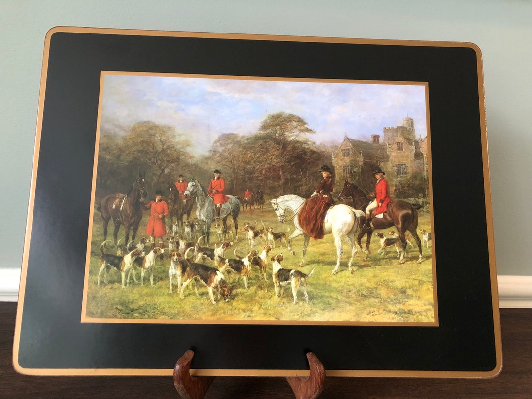 Pimpernel Tally Ho 4 Piece Placemat Set Etsy