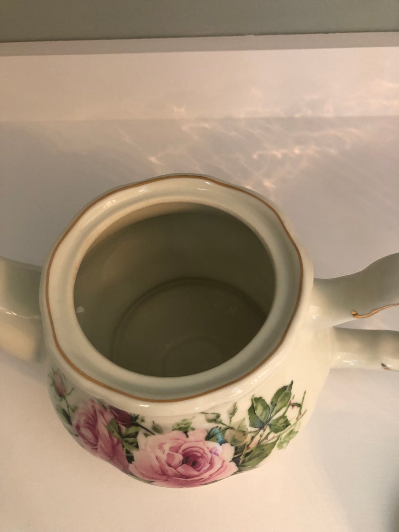 Formalities by Baum Bros victorian Rose Teapot Etsy