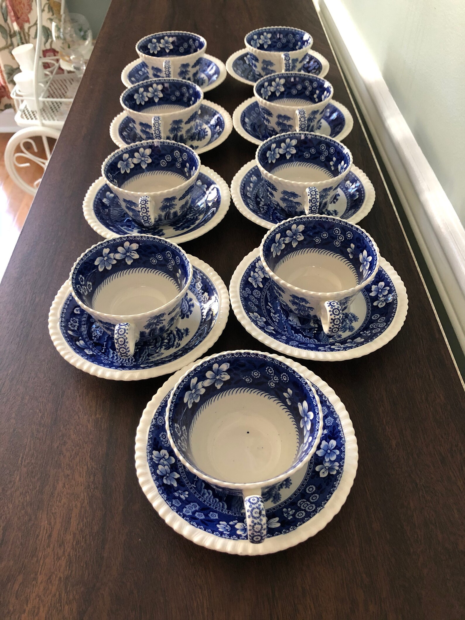 Copeland Spode's Tower Cup and Saucer set Etsy