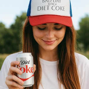 mieser Tag um ein Diät-Coke zu sein Trucker Caps