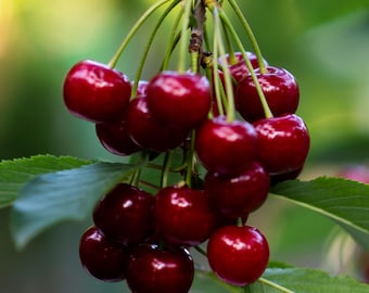 Carmine Jewel Bush Cherry - Cold-Hardy, Dwarf- Fresh Eating or Pies