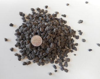 Black Lava 3/8" - 1/4" for Bonsai Soil, Succulents, Cactus - Soil Mixes and Top Dressing
