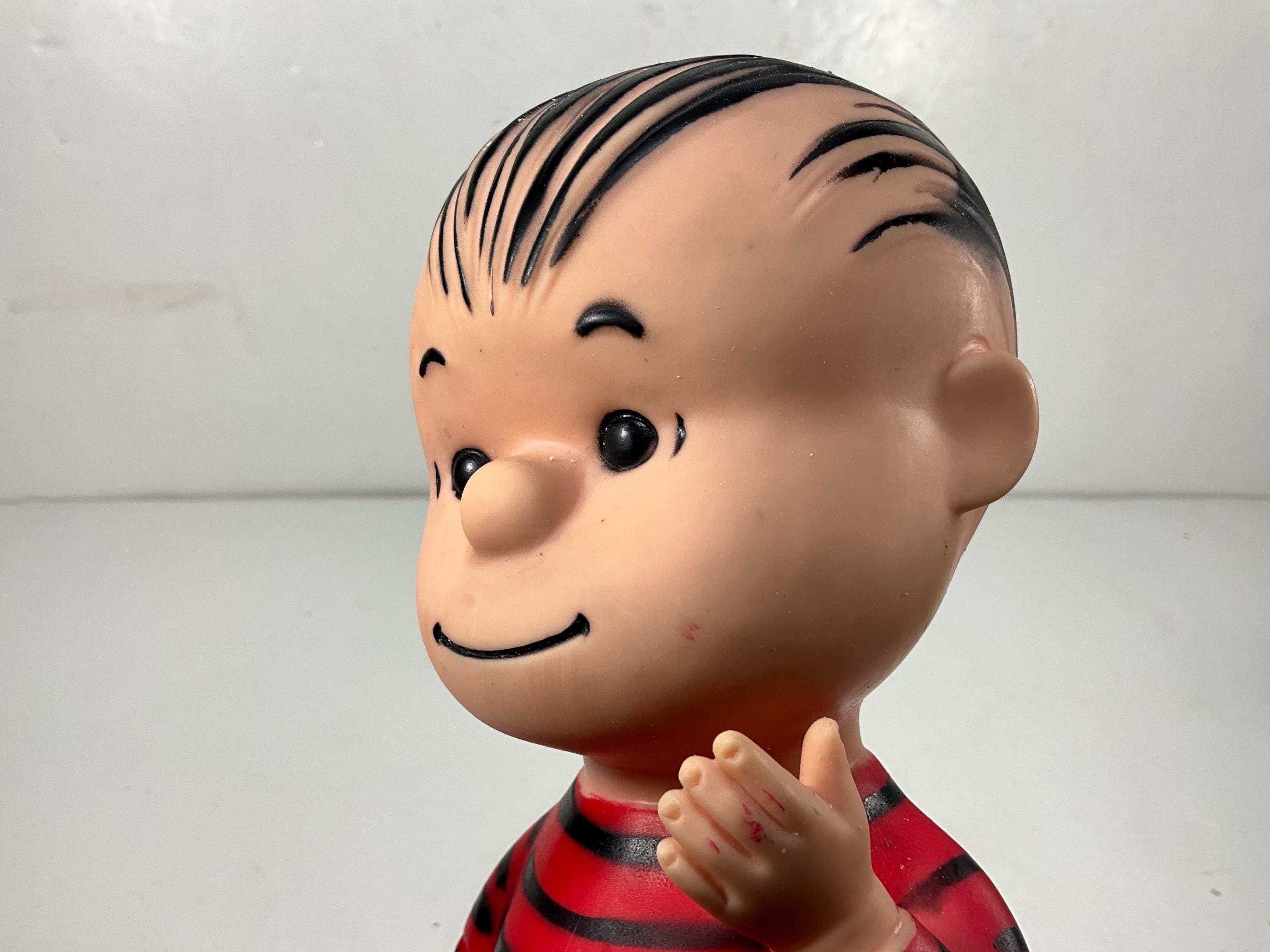 Vintage 1950's Peanuts Linus Vinyl Rubber Figure. United