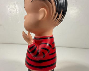 ライナス ソフビ UNITED FEATURE SYNDICATE Vintage 1950's Peanuts Linus Vinyl Rubber Figure. United Features
