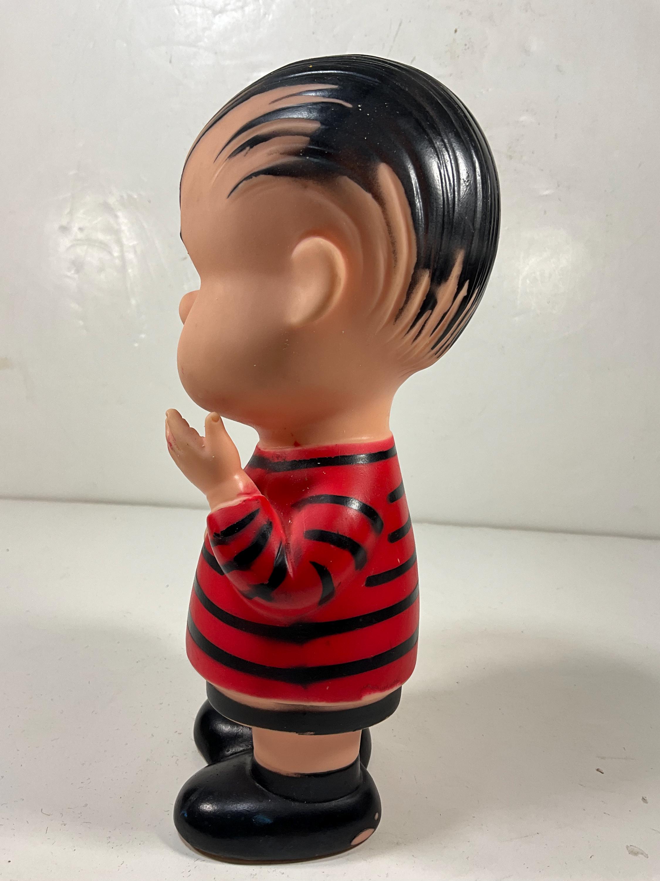 Vintage 1950's Peanuts Linus Vinyl Rubber Figure. United