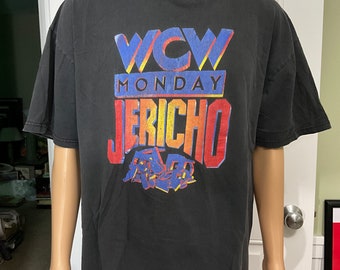 Chris Jericho クリスジェリコ Y2J WWF Tシャツ XL ヴィンテージ WWE クリス・ジェリコ シャツ メンズ XXL 2XL ブラック