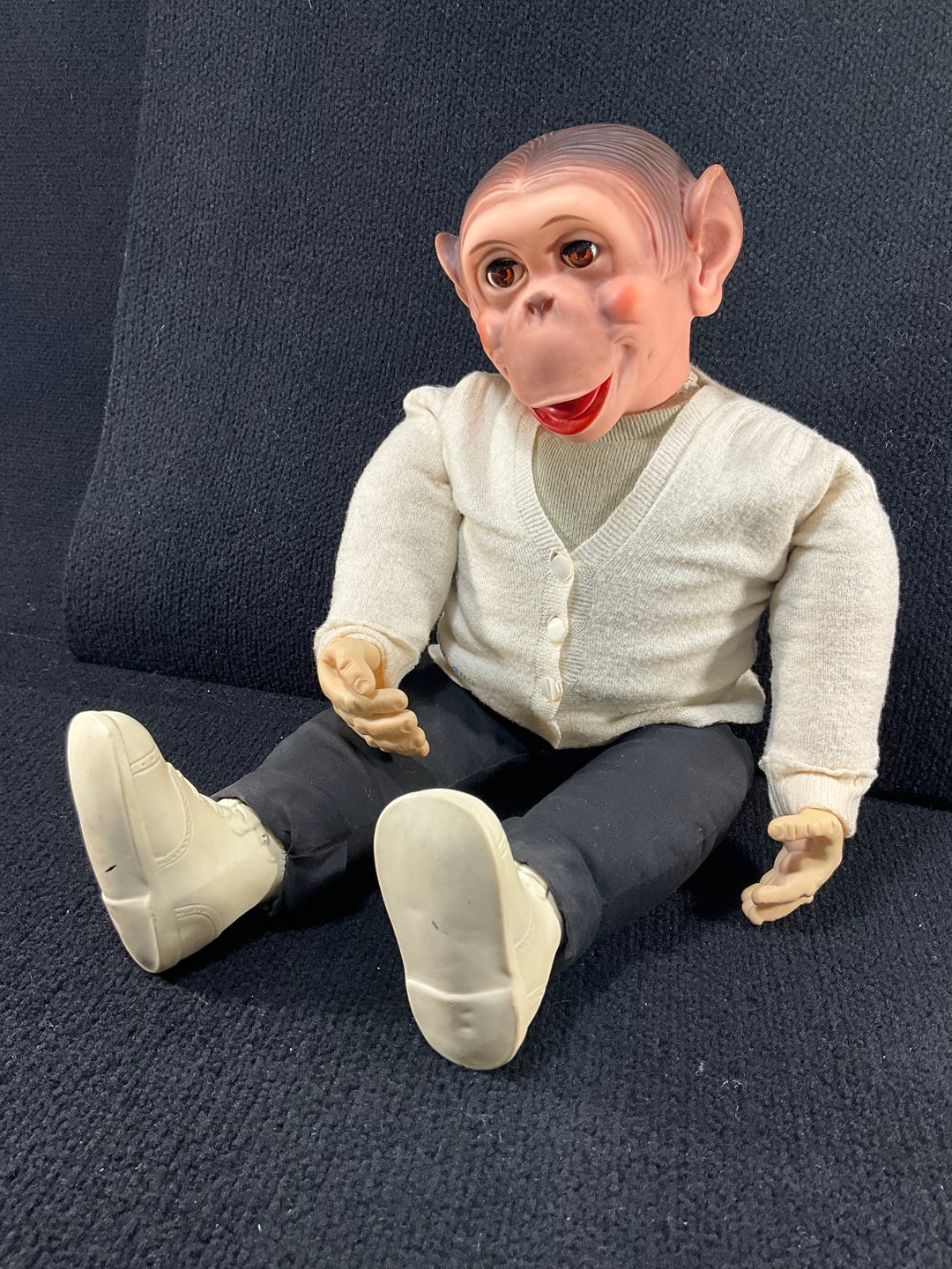 Rare Vintage K.J. Sleepy Eye Plush Monkey Toys 1950's Etsy
