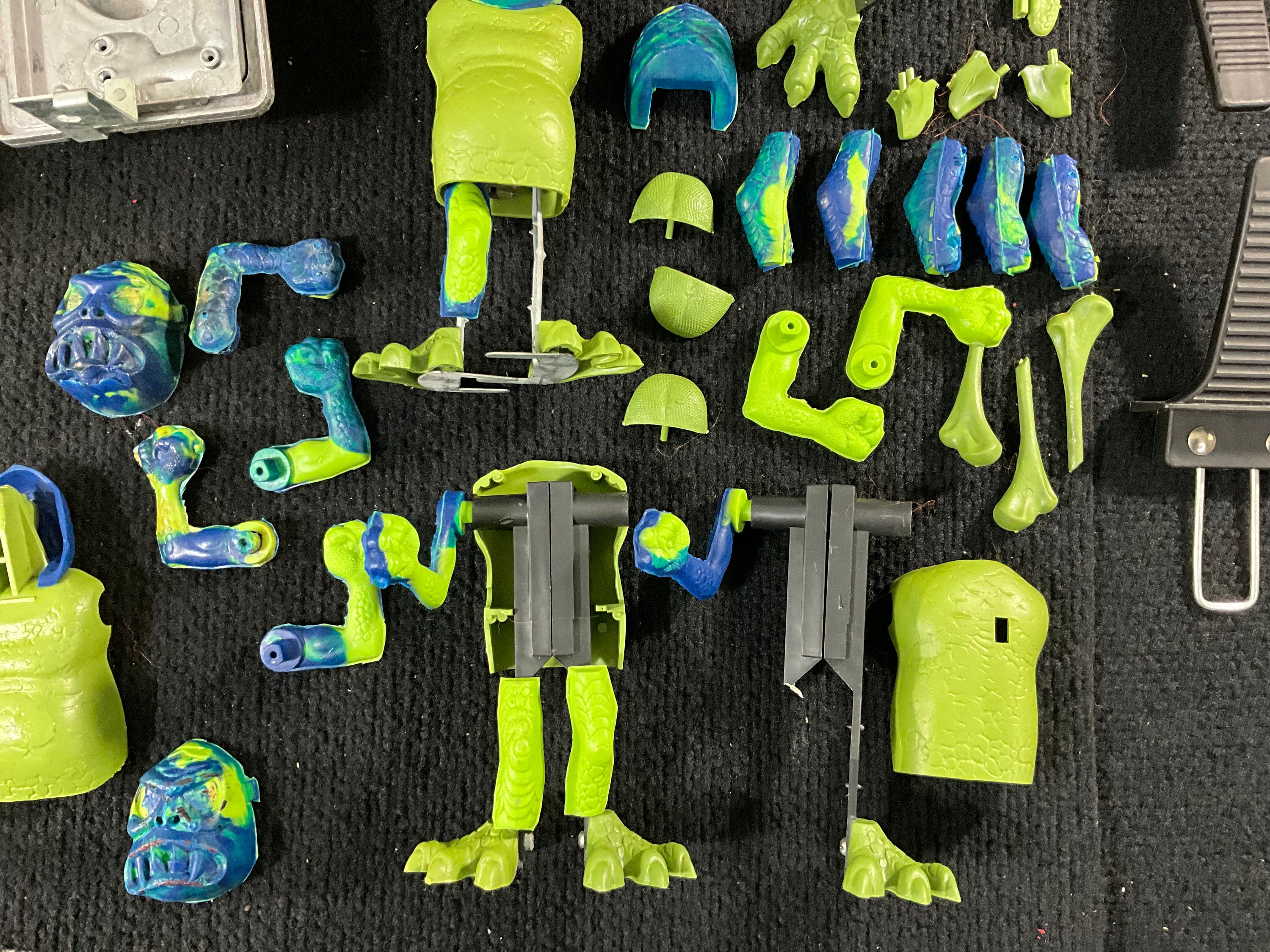 Vintage 1968 Motorized Monster Maker Kit W/box. Topper Toys