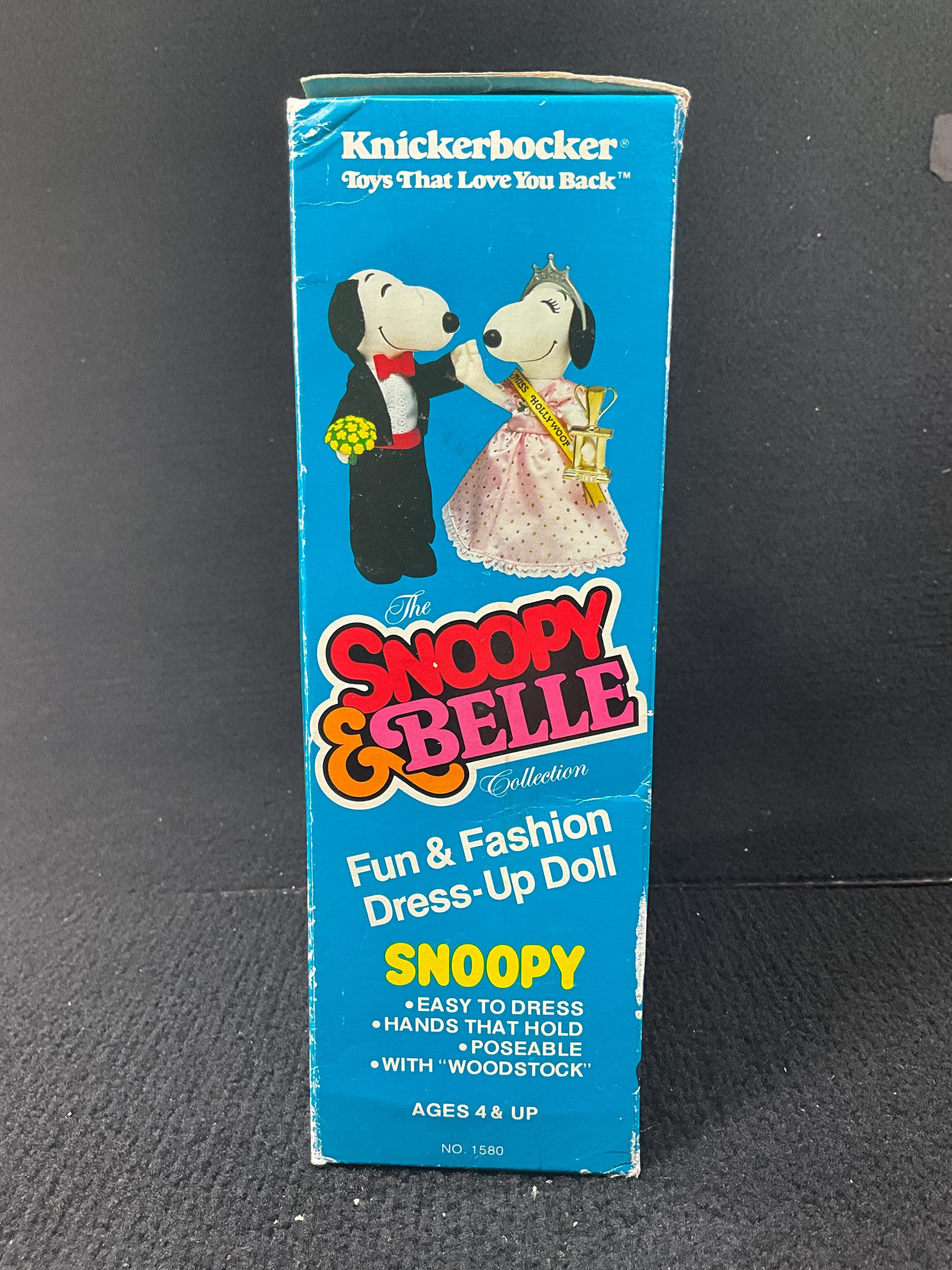 Vintage Rare 1983 Snoopy & Belle Collection Snoopy Doll in Box NOS