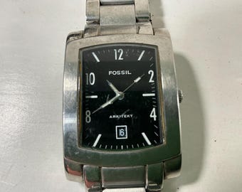 Reloj Fossil Arkitekt de acero inoxidable vintage para hombre