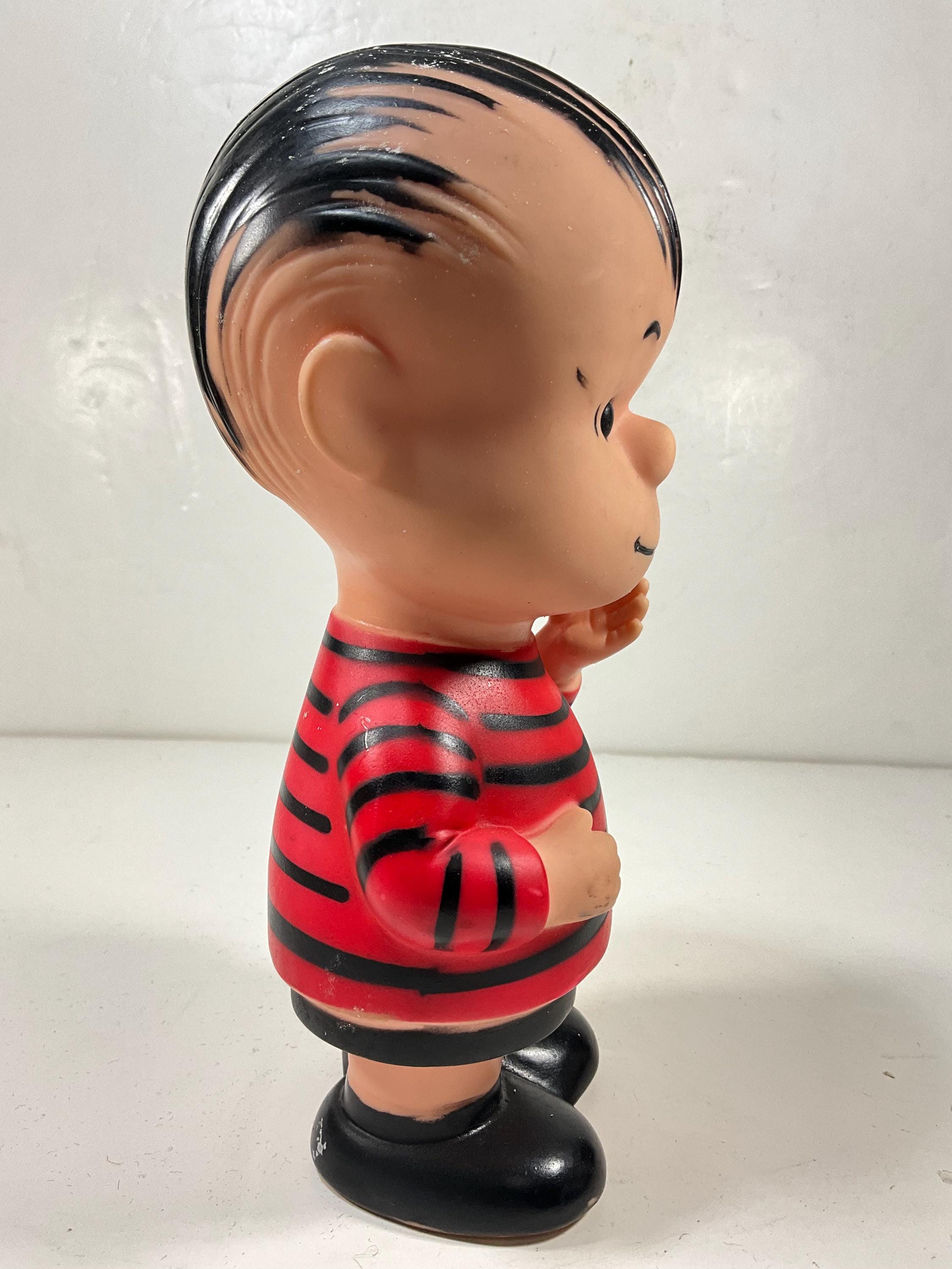 Vintage 1950's Peanuts Linus Vinyl Rubber Figure. United Features