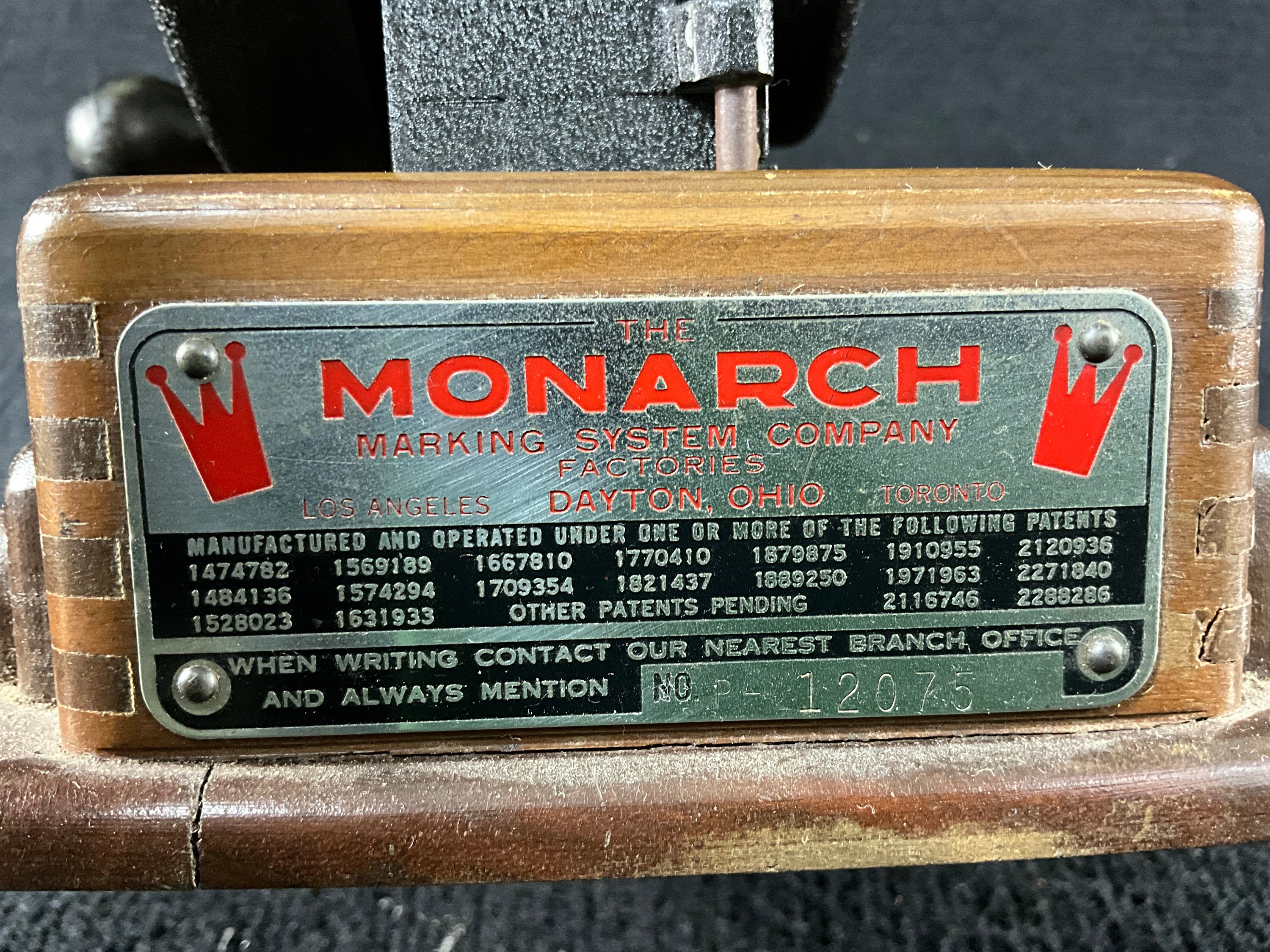 Vintage Monarch Price Tag Marking System. Industrial Art Deco - Etsy