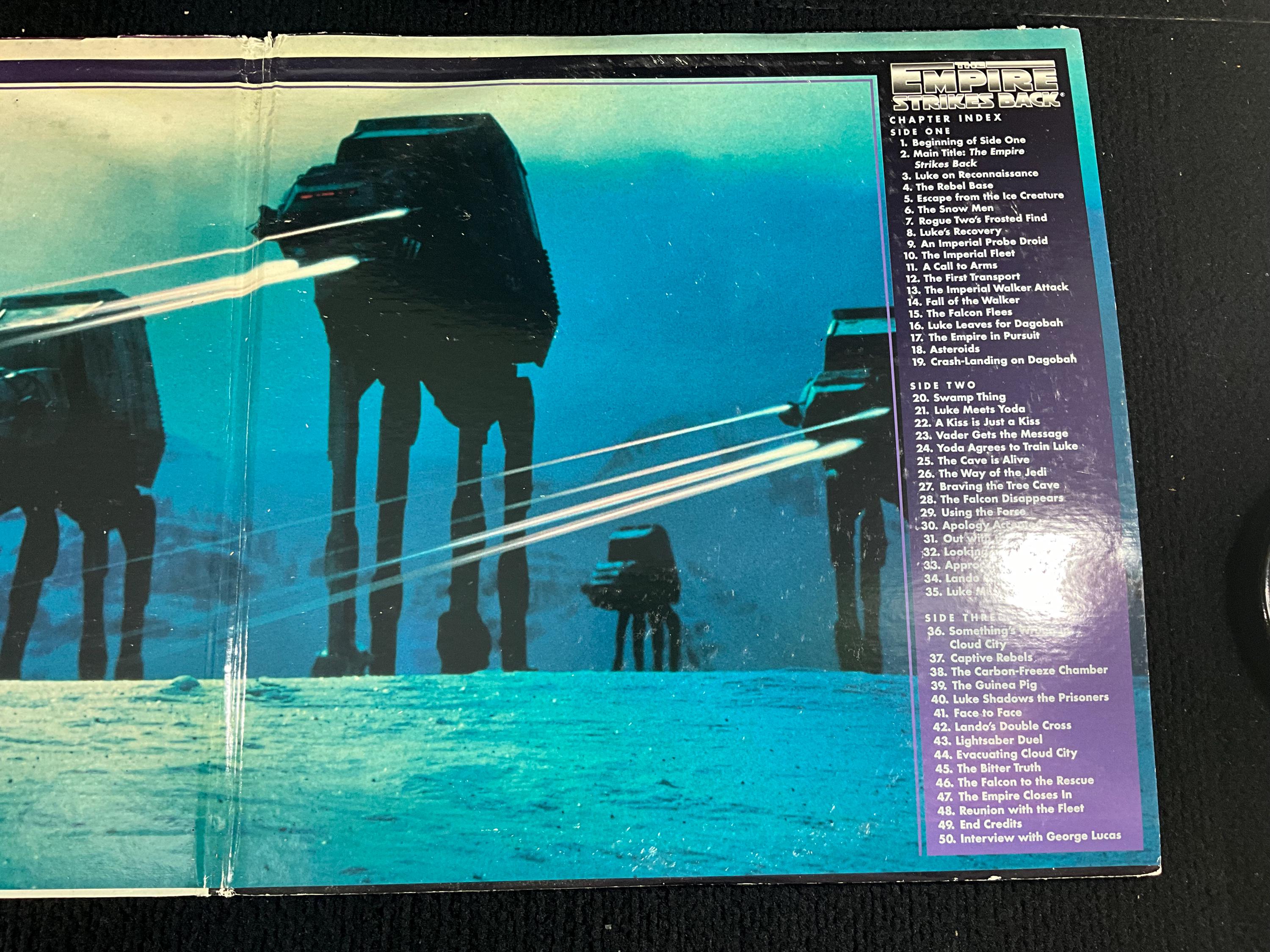 Vintage 1995 Star Wars the Empire Strikes Back Laser Disc
