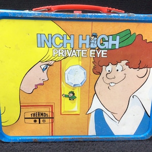 Vintage 1974 Inch High Private Eye Goober and the Ghost Chaser Metal Lunchbox
