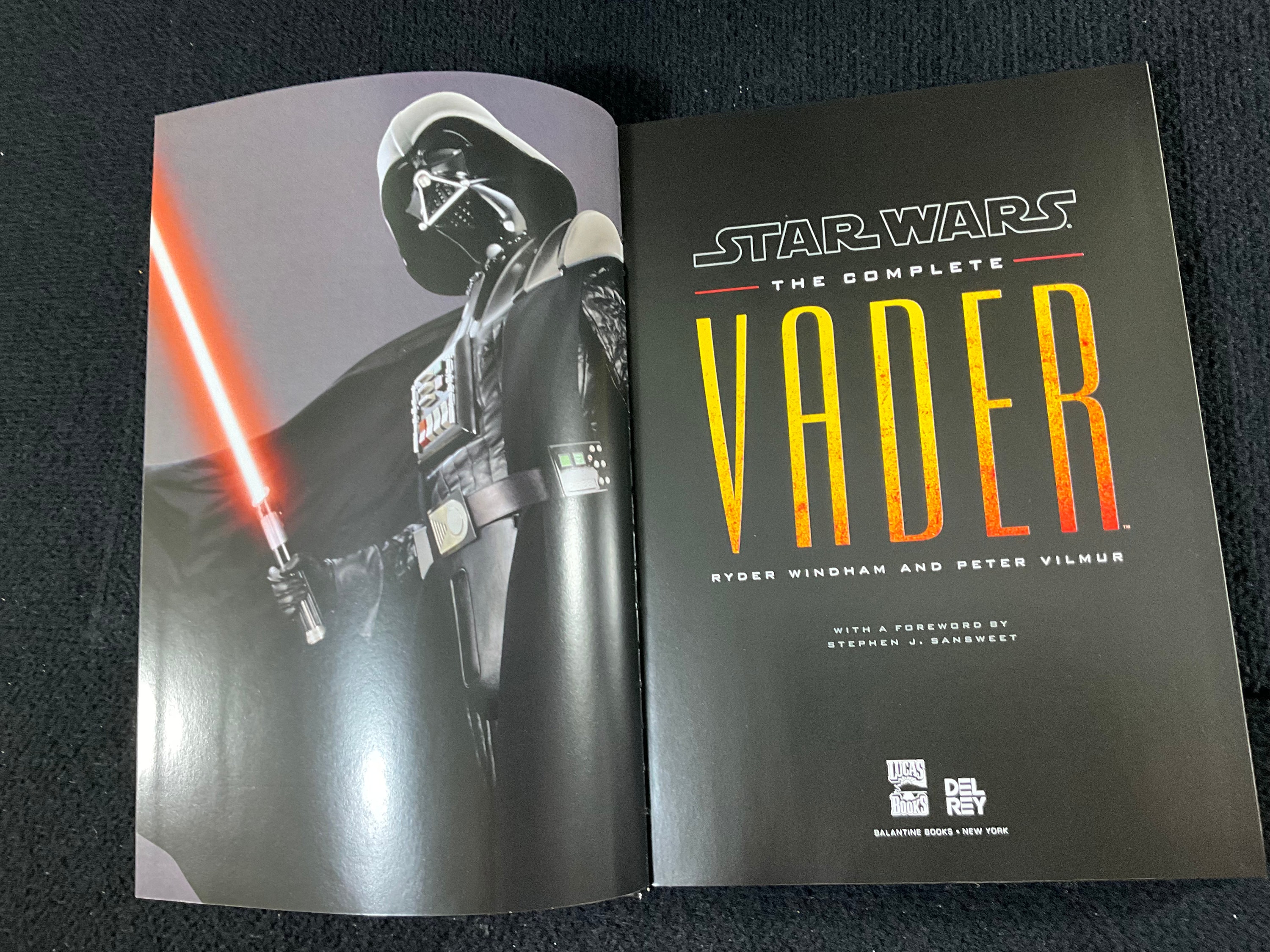 Star Wars the Complete Vader Hardcover Book With Inserts