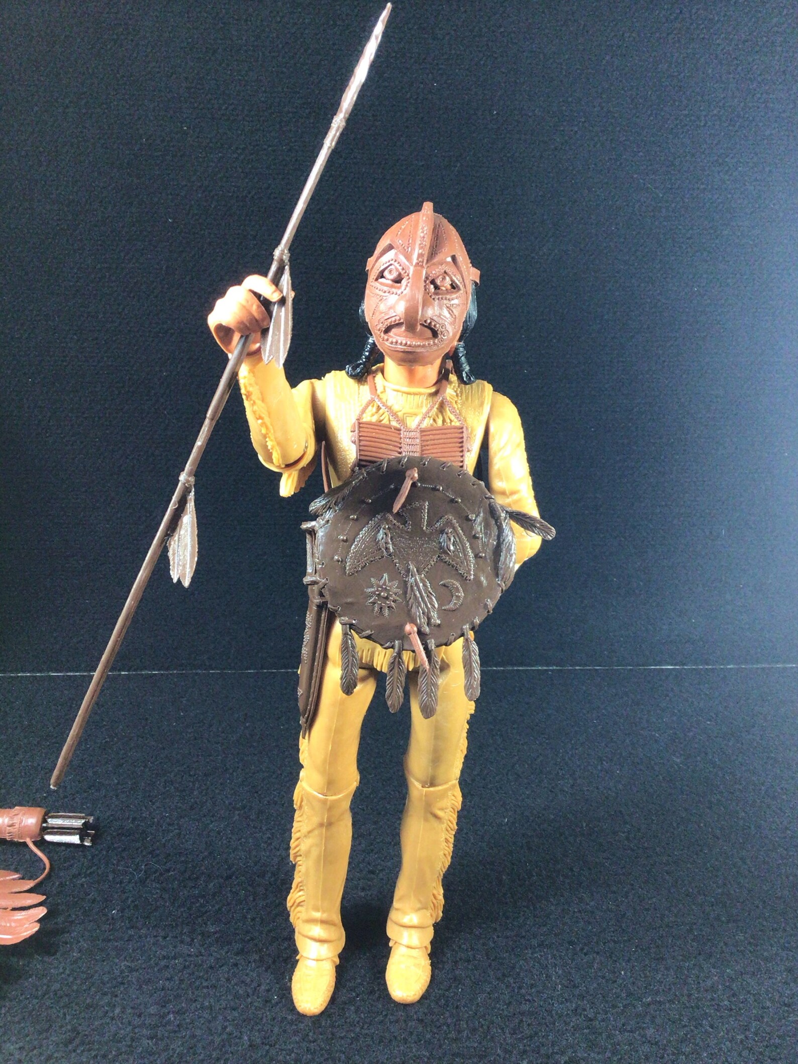 Vintage Original Marx Toy Chief Cherokee Indian Figure W / Etsy