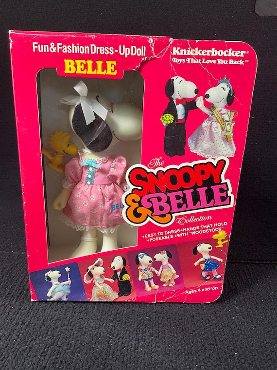 スヌーピー＆ベル ビンテージ ウェディングドール ピーナツSNOOPYフィギュア Vintage Rare 1983 Snoopy & Belle Collection Belle Doll in Box NOS