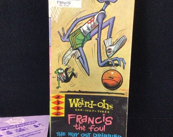 Vintage Original © 1963 Hawk Model Co. Weird-ohs Car-icky-tures