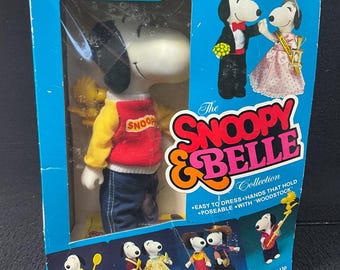 Vintage Rare 1983 Snoopy & Belle Collection Snoopy Doll in Box NOS