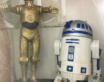 Vintage 1995 Star Wars Elektronische Talking Bank R2-D2 C-3PO. Verzegeld.