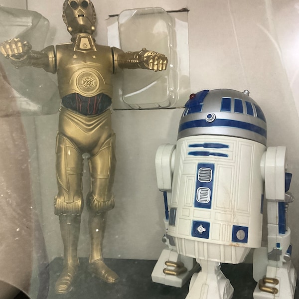 Vintage 1995 Star Wars Electronic Talking Bank R2-D2 C-3PO. Sealed.