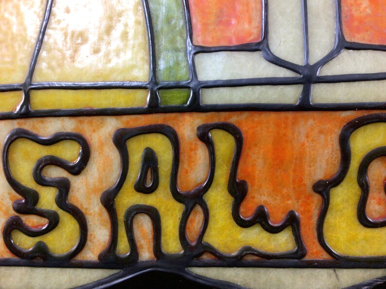 Vintage 1970's Muticolored Pool Table Bar Saloon Etsy