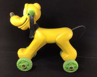 Rare Vintage 1977 Walt Disney Productions, Inc. Pluto Child Ride-On Toy. Empire Tarboro NC USA