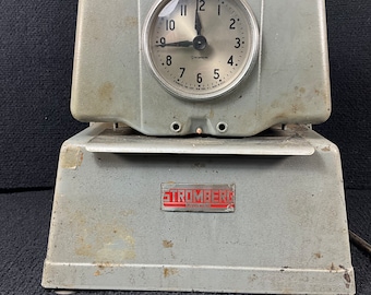 Orologio vintage di Stromberg, modello n. 36, Art Déco industriale
