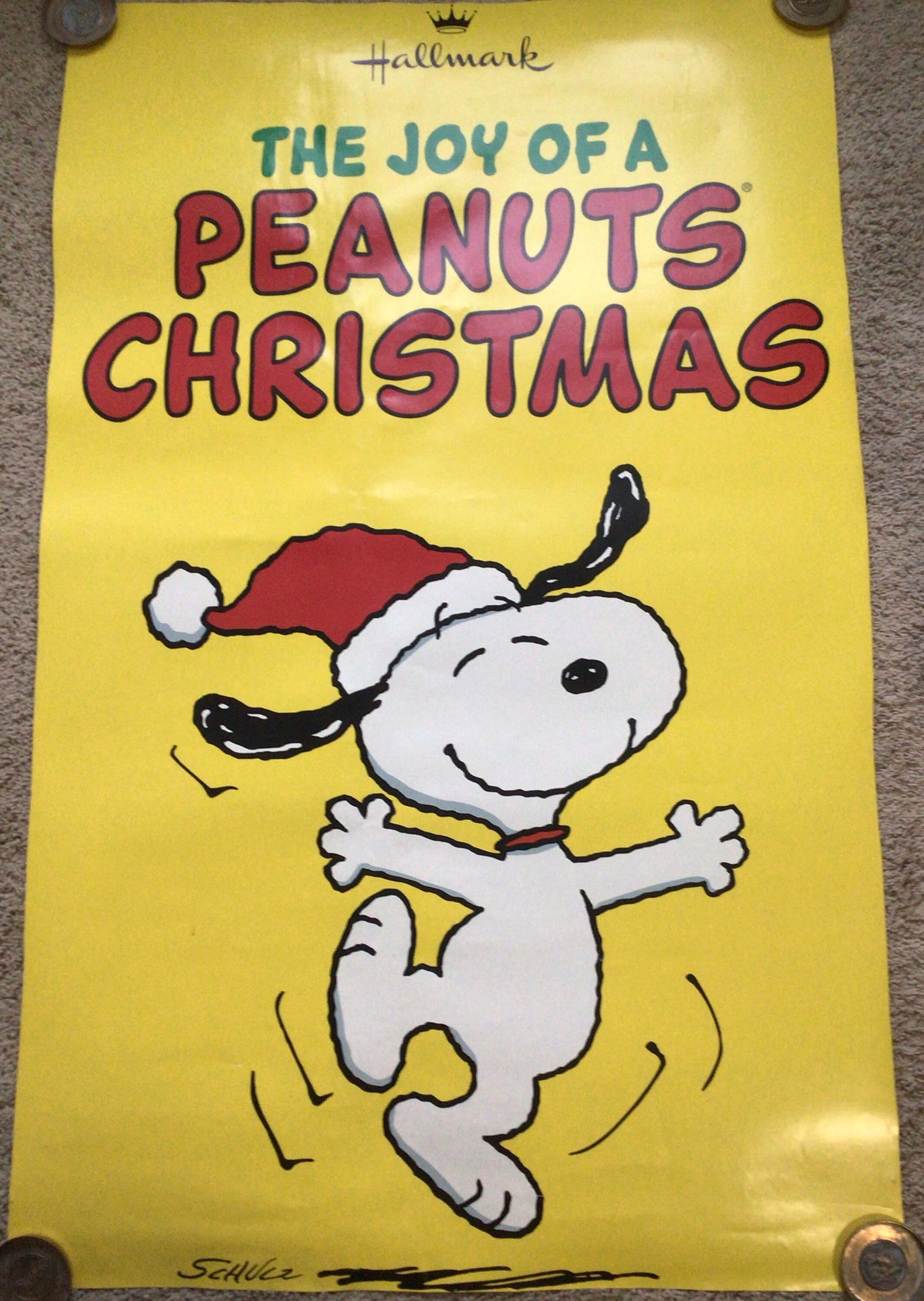 Rare Large Vintage Peanuts Snoopy The Joy Of A Peanuts Etsy