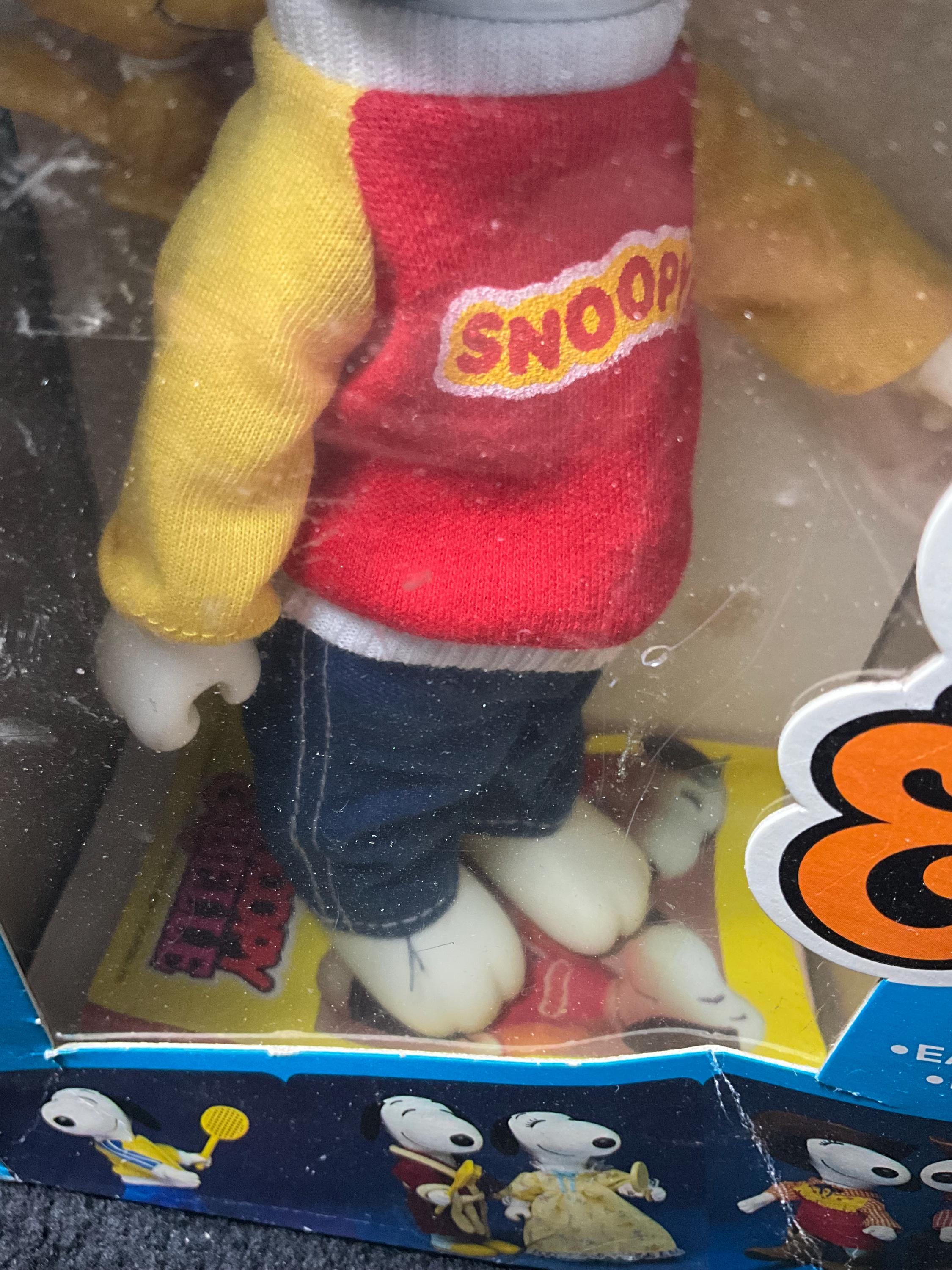 スヌーピー snoopy ヴィンテージ ビンテージ ピロードール ４個セット Vintage Rare 1983 Snoopy & Belle Collection Snoopy Doll in Box NOS