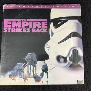 Vintage 1995 Star Wars The Empire Strikes Back Laser Disc Widescreen Edition