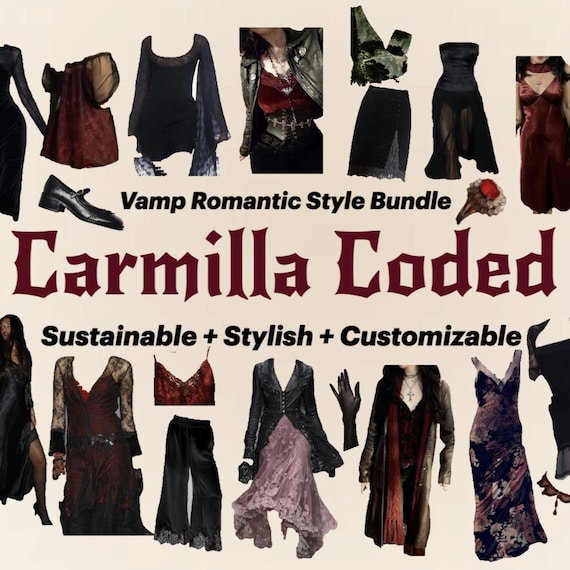 Carmilla Coded Style Bundle | Vamp Romantic Secondhand Outfit