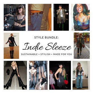 Indie Sleeze | Custom Style Bundle | 3-10 clothing pieces, inpso, and personalization | Personalized Style Bundle | Sustainable Fashion