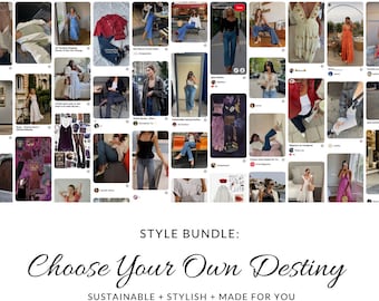 Choose Your Destiny | Custom Bundle | 3-10 clothing pieces, inpso, and personalization | Personalized Style Bundle | Sustainable Fashion