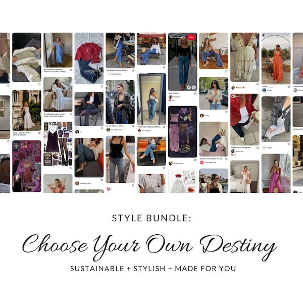 Choose Your Destiny | Custom Bundle | 3-10 clothing pieces, inpso, and personalization | Personalized Style Bundle | Sustainable Fashion