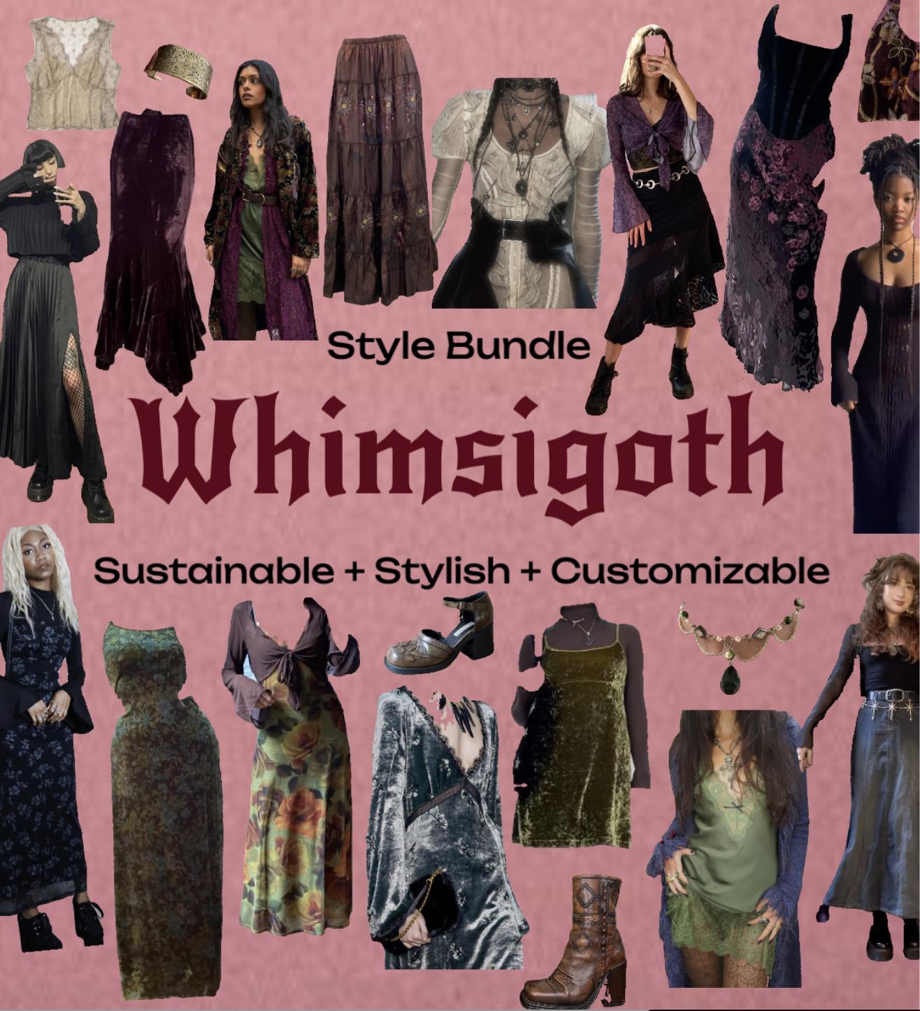 Whimsigoth Style Bundle Personalized Sustainable Clothing whimsigoth-style-bundle-personalized-sustainable-clothing
