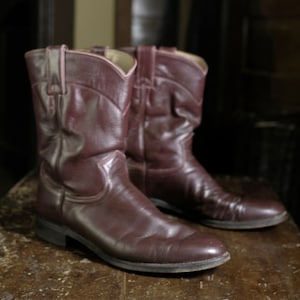 Vintage Frye Brown Ropers Marco Ropers 87982 Size 11D