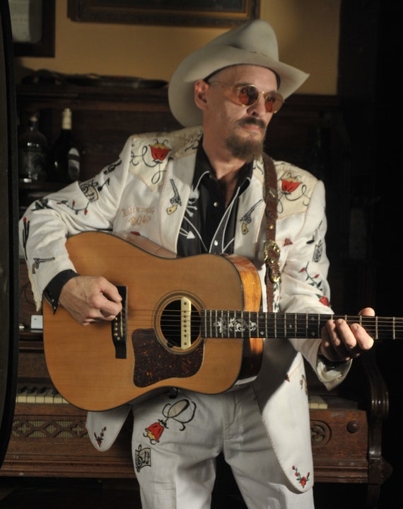 White Linen Western Suit Hillbilly Hollywood Modd