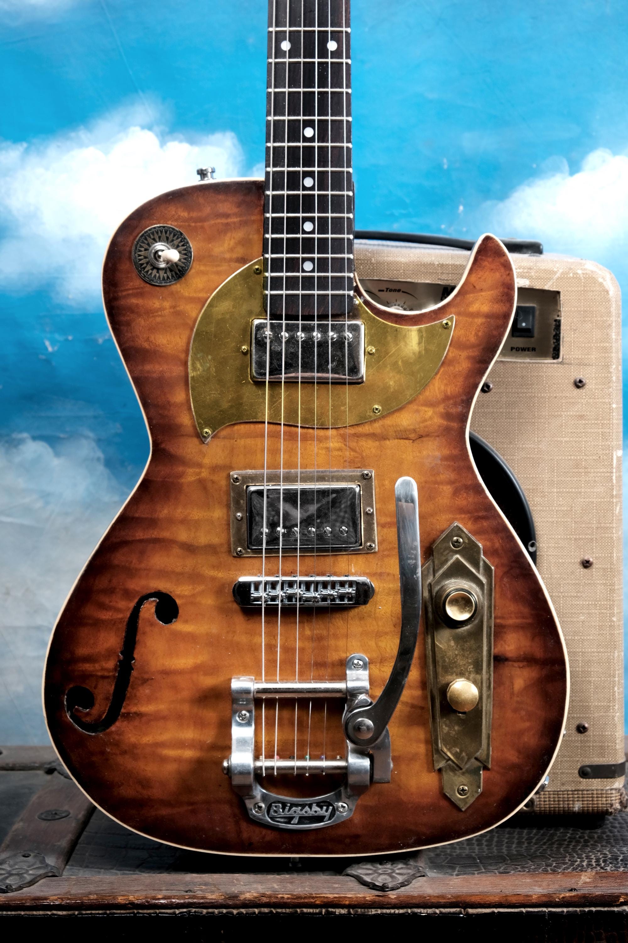 Postal Midnight Special Flamed Maple Tiger-burst-duncan Pearly