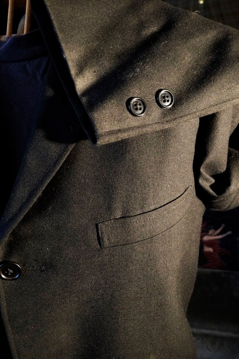 Vintage 60's Slim Donifield Light Wool Black Suit Jacket - Etsy